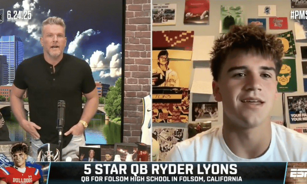 Pat McAfee and Ryder Lyons